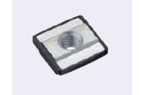 Pack of 10 M6 sliding nuts for 10 mm slot with Loosening Prevention