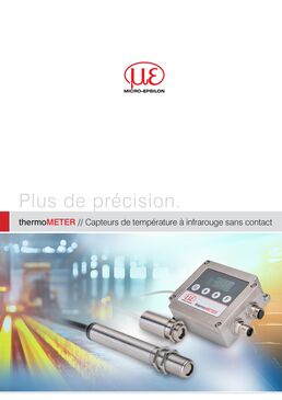 Non-contact infrared temperature sensors