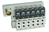 Valve terminal RE-04 with Multi-pin connection:RE-04