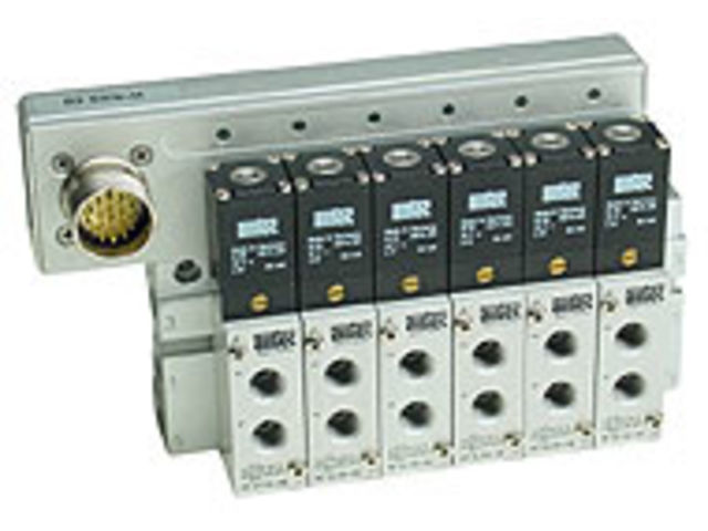 Valve terminal RE-04 with Multi-pin connection:RE-04