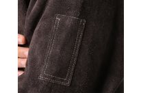 Charcoal Brown Leather Welding Jacket Class 2 A1 - Size M