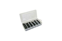 Black assortment box with adhesive 85 pcs 8.5 m