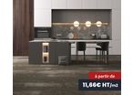 Vinyl Flooring Tiles With Click System For High Traffic Areas - Brown Stone Look (=2.05 sqm / 22.03 sqf)
