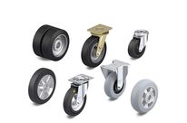 Wheels and castors with premium rubber tyres