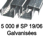 SP 19 - 1/4 Galvanized Staples - Box of 5000 Staples : AgSP195M