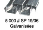 SP 19 - 1/4 Galvanized Staples - Box of 5000 Staples : AgSP195M