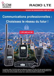 Icom’s new PoC (Push-to-Talk Over Cellular) radio system 