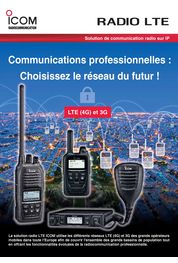Catalogue Icom’s new PoC (Push-to-Talk Over Cellular) radio system 