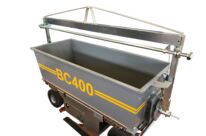 Container tipper or tipping bucket