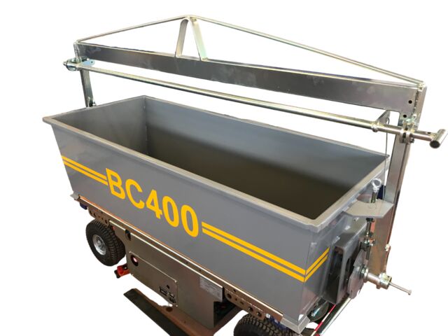 Container tipper or tipping bucket
