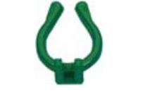 CH-F17 cable support in green Polyoxymethylene
