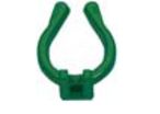 CH-F17 cable support in green Polyoxymethylene