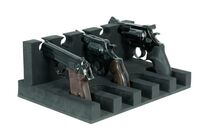 Foam support for 5 handguns for safes