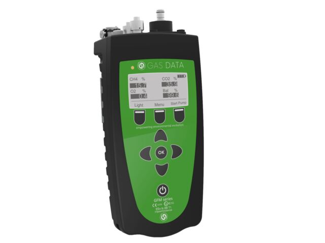 Gas Data GFM 426 | Portable Multigas Analyzer CO2 / CH4 / O2 / CO / H2S