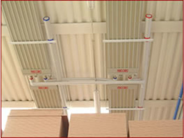 Steam radiant panels VAPORAD