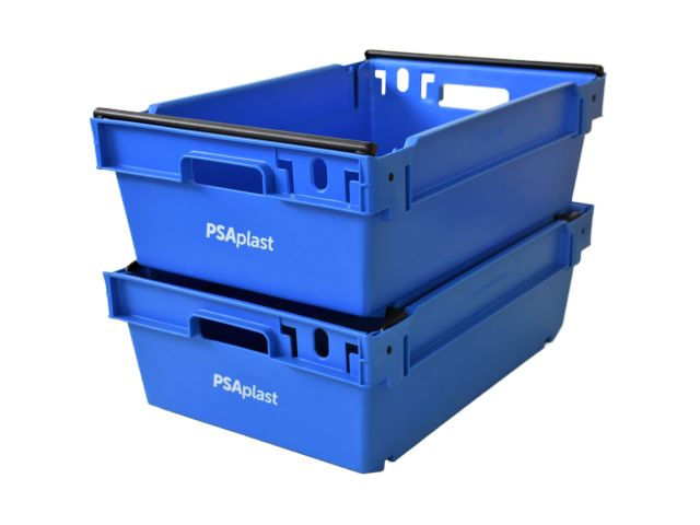 Bale-arm crates, Stack and nesting box 35L (solid and/or perforated) 