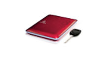eGo Portable Hard Drive with Protection Suite, Red