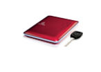 eGo Portable Hard Drive with Protection Suite, Red