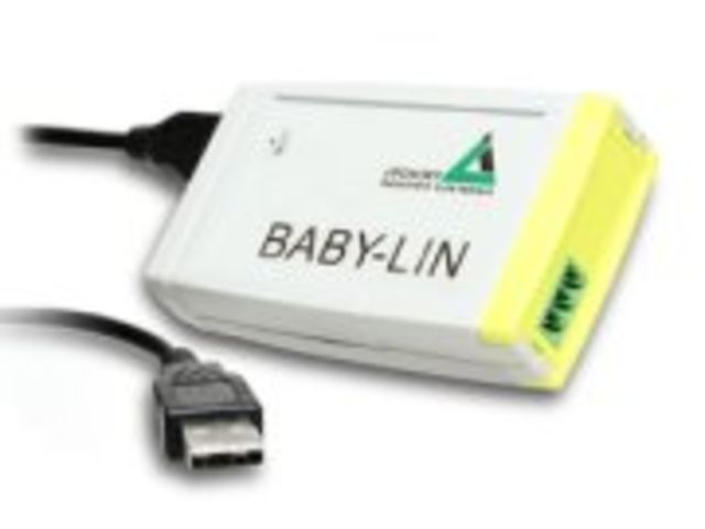 USB-LIN-bus converter with 32 Bit ARM-7 CPU - Baby-LIN