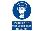 Mandatory respiratory protection sign