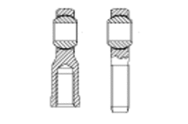 Rod ends dimension series K: BD version