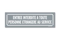 No trespassing sign - Grey background