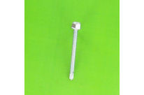 Self-tapping Screws : Self-drilling Screws - Hex Head - Self-drilling, Collar, Hex Head, White Zinc Steel, DIN 7504K