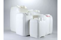 Stackable canisters from 5L to 30L in HDPE or in a barrier version