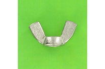 Nuts : Miscellaneous Nuts - American Style Wing Nut - White Zinc Steel