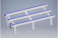 Chain conveyor for pallets