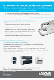 LISSMAC GRINDING AND DEBURRING MACHINES