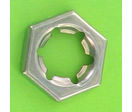 Nuts : Self-Locking Nuts - PAL Lock Nut - PAL Nut, White Zinc Steel, DIN 7967