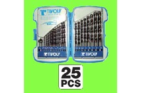 Tools : Coffrets d&#039;Outillages - COFFRET 25 FORETS METAUX REVETUS+ 1 FRAISE 90°