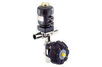 Diaphragm valve : Type 2034 - Tandem valve