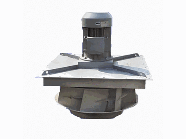 Hot gas circulation fan