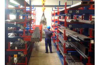 Roll out cantilever rack: automated