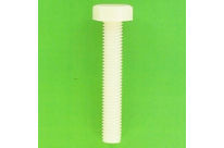 Visserie Nylon : TH PA 6.6 Blanc Filetage Total Din 933