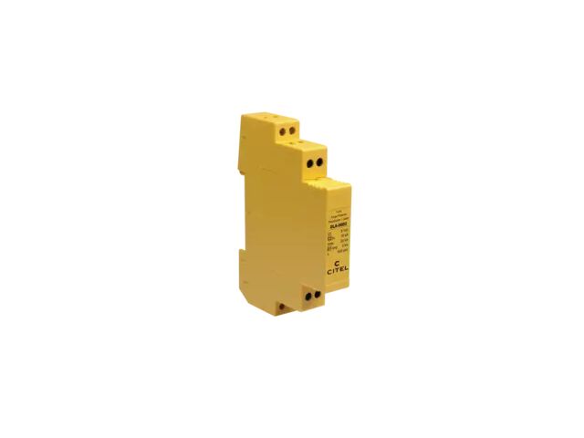 DIN rail plug-in surge protector for dataline/telecom