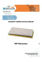 ADEUNIS RF Modules RF Catalogue