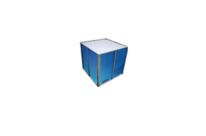 Aluminum plate type heat recovery core