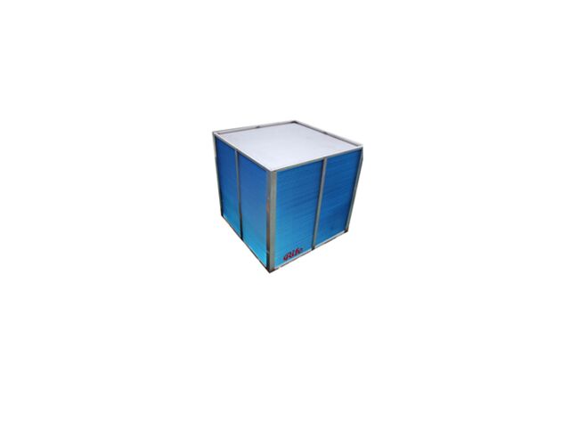 Aluminum plate type heat recovery core