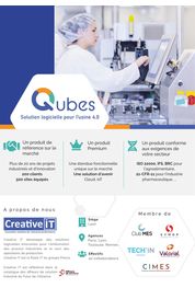 Qubes MES software - industry 4.0 software package