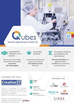 Qubes MES software - industry 4.0 software package