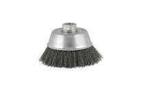 Cup brushes : Surface treatment of stainless steel