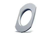 Pinion support washer with cut-off edges