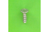 Self-tapping Screws : Screws For Thermoplastics - Cross Countersunk Head - Plastite Countersunk Head, Phillips, WN 1413, White Zinc Steel