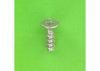 Self-tapping Screws : Screws For Thermoplastics - Cross Countersunk Head - Plastite Countersunk Head, Phillips, WN 1413, White Zinc Steel