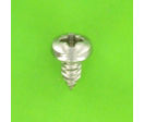 Sheet Metal Screws : Large Round Button Head, Pozidriv Recess - Large Round Button Head, Pozidriv Recess Sheet Metal Screw, A2 Stainless Steel, DIN 7981