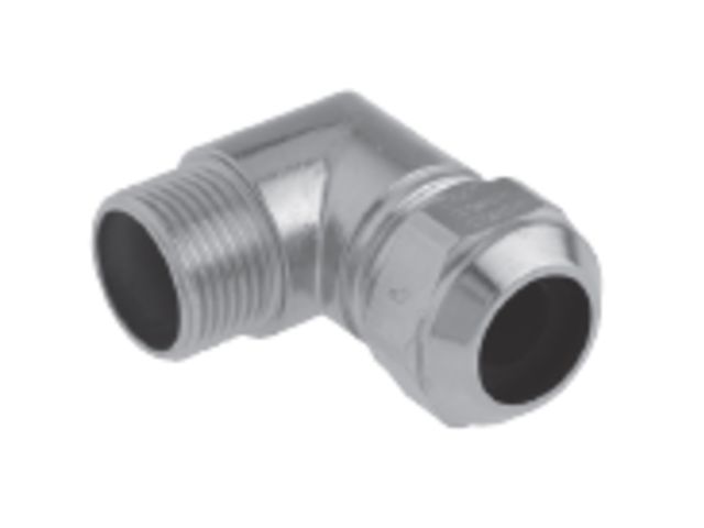 Cable glands nickel-plated brass elbow 90°