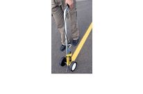 Trolley for marking lines